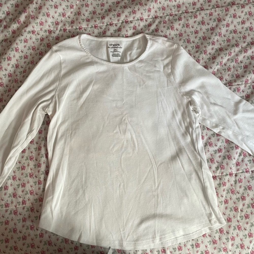 chicos white top
